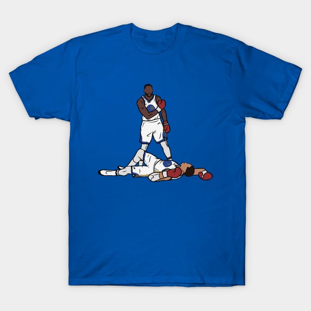 Draymond KOs Jordan Poole T-Shirt by rattraptees